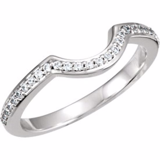 67711:1215902:P Platinum 1/5 CTW Diamond Band