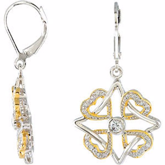 R16995:1010:P Faith Family Friends & Love Earrings