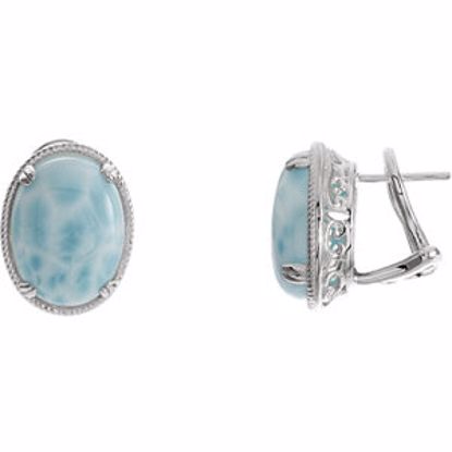 68299:101:P Larimar Earrings