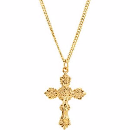 R45272:100:P Crucifix Necklace