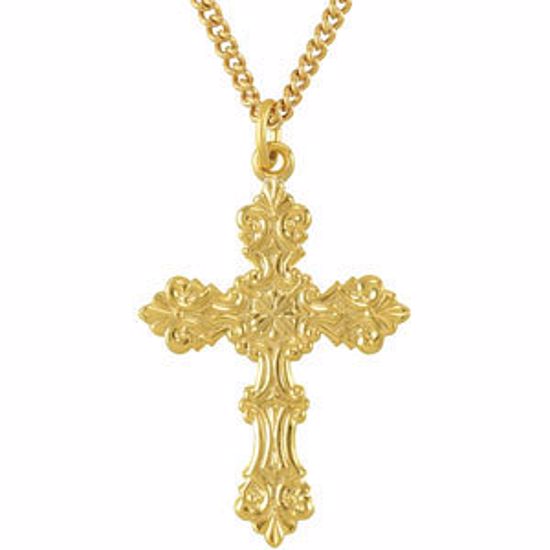 R42262:100:P Cross Necklace