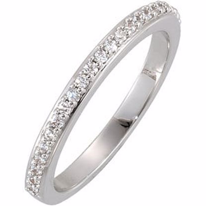 68224:104:P 14kt White 1/4 CTW Diamond Band