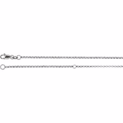 CH1002:100:P Sterling Silver 1.5mm Adjustable Rolo 18-20" Chain