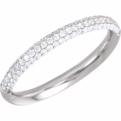 68373:105:P 3/8 CTW Diamond Pavé Anniversary Band Size 7