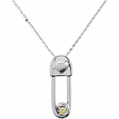 R45295:1070:P Safe in My Love Birthstone Necklace