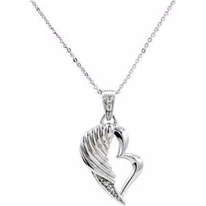 R45290:1000:P The Broken Wing Necklace