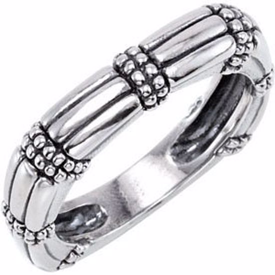 50935:101:P Sterling Silver Stackable Ring