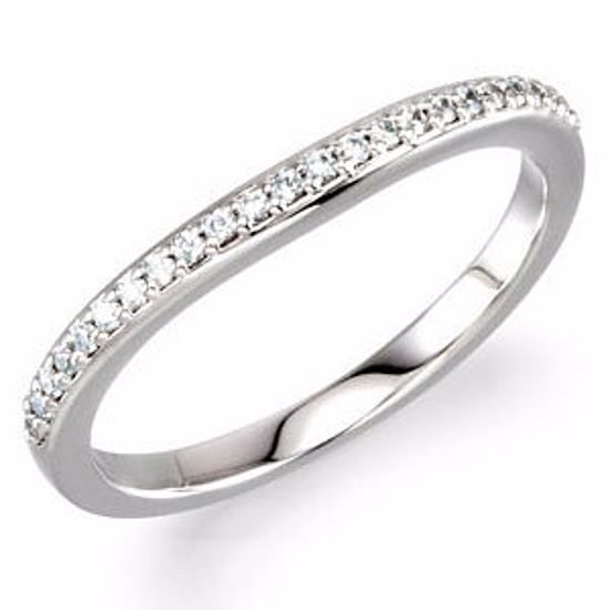 67781:115:P 14kt White 1/5 CTW Diamond Band for 3.5mm Engagement