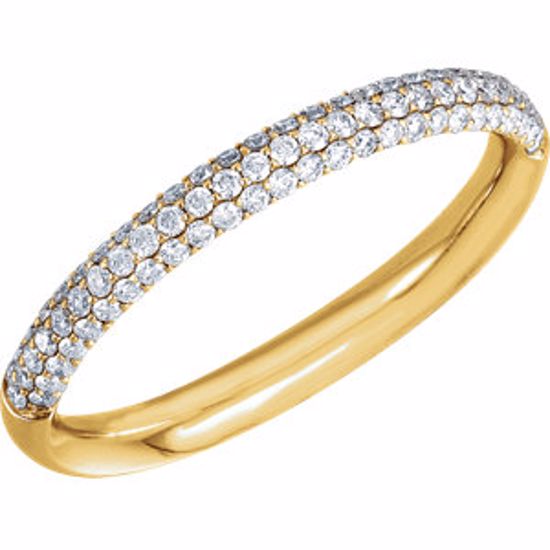 68373:109:P 3/8 CTW Diamond Pavé Anniversary Band Size 5