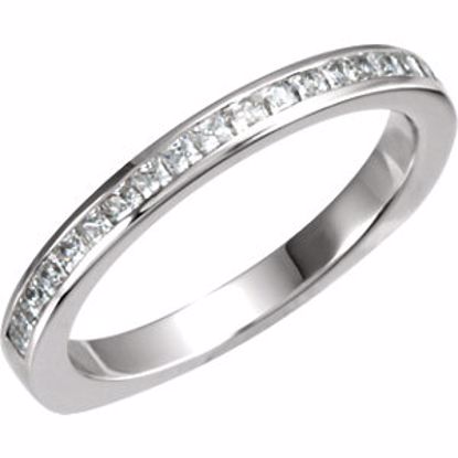 67861:120:P Platinum 1/3 CTW Diamond Band for 5.2mm Engagement