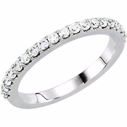 67866:119:P Platinum 3/8 CTW Diamond Band for 5.2mm Engagement