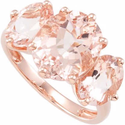 68509:101:P 14kt Rose Morganite Ring