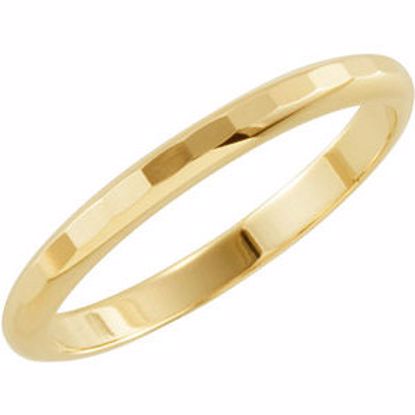 121776:101:P 14kt Yellow Solitaire Band Size 6