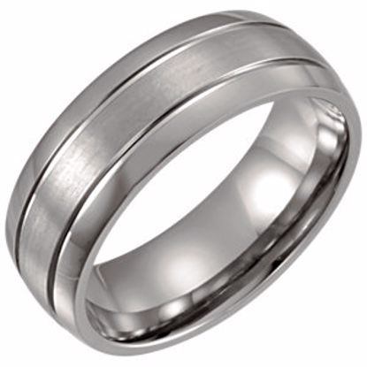 T832:095:P Titanium 8mm Band Size 9.5