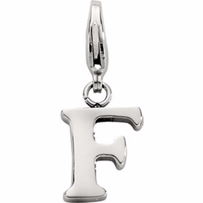 FP363:106:P Stainless Steel Initial Charms