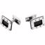 L952:301:P Stainless Steel Cuff Links with Immerse Plating