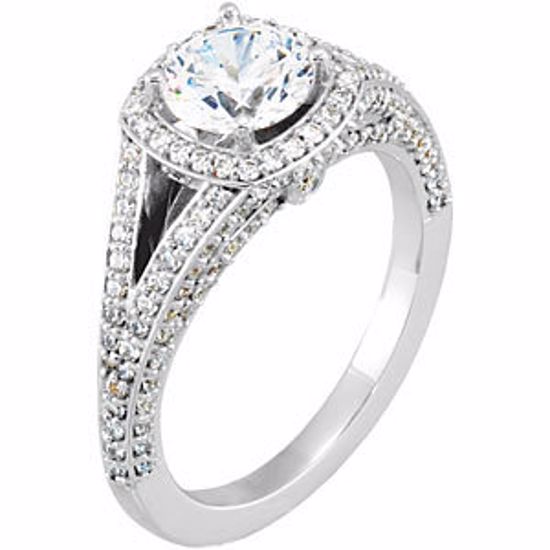 67860:108:P 14kt White 1 7/8 CTW Diamond Engagement Ring