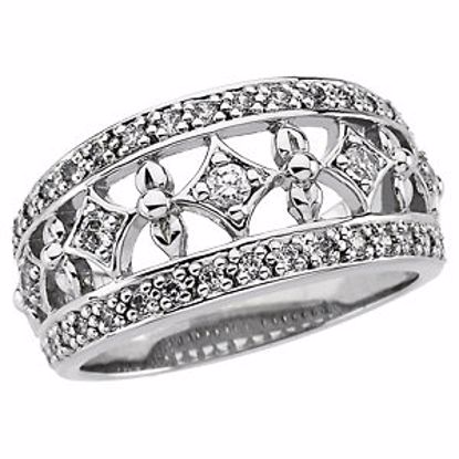 68713:103:P Platinum  1/2 CTW Diamond Anniversary Band