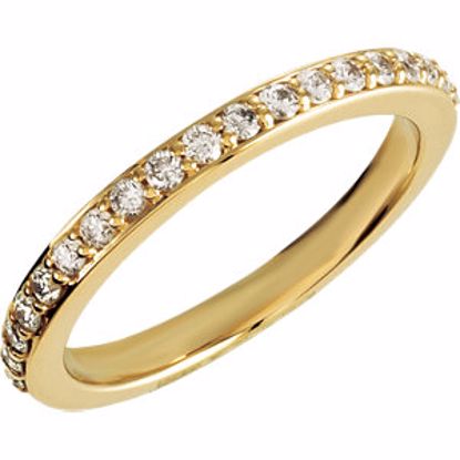 68719:102:P 14kt Yellow 3/8 CTW Diamond Band