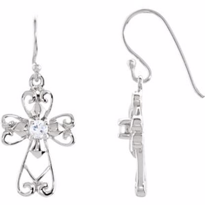 R16997:1000:P Jesus, The Morning Star Earrings