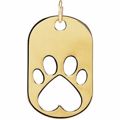 85147:117:P Our Cause for Paws&trade; Dog Tag Necklace or Pendant