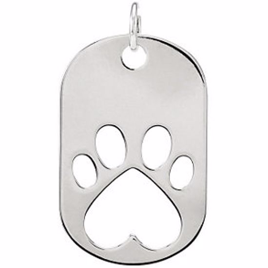 85147:118:P Our Cause for Paws&trade; Dog Tag Necklace or Pendant