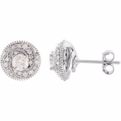 68770:100:P Diamond Fancy Design Earrings