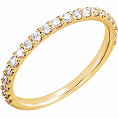 68880:106:P 18kt Yellow 3/8 CTW Diamond Band