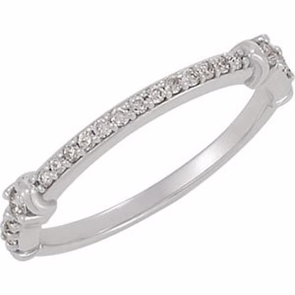 68877:106:P 18kt White 1/5 CTW Diamond Band 