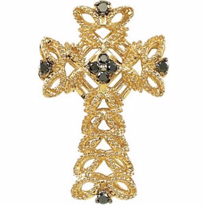 R42290:404:P Fancy Cross Pendant 