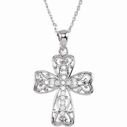 R48070:1010:P Life's Lessons Cross Necklace 