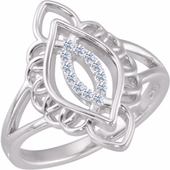 68800:1007:P Filigree Scroll Ring