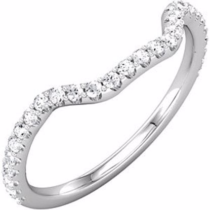 68886:108:P 14kt White 1/3 CTW Diamond Band