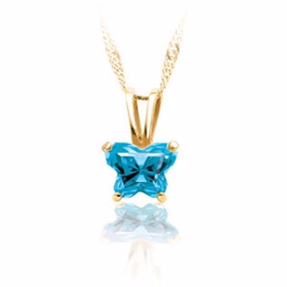 190041:1110:P 10kt Yellow December Birthstone Pendant