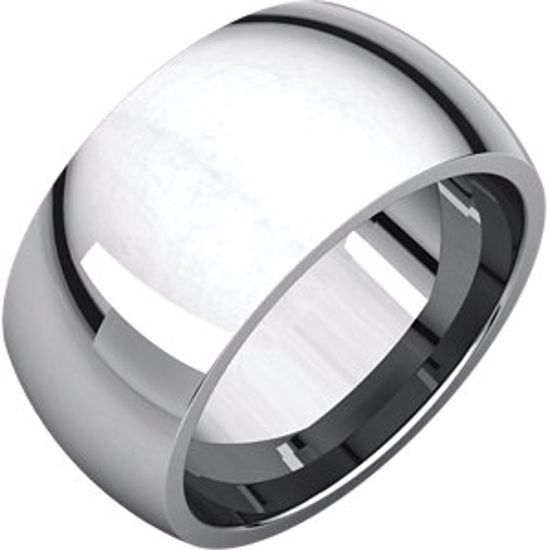 IR16:906:P Sterling Silver 8mm Comfort Fit Band