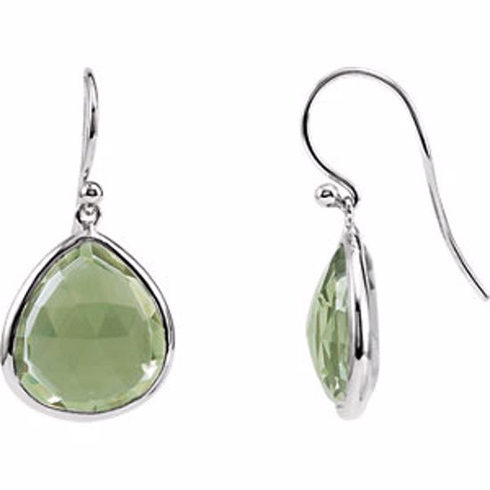 69644:103:P Green Quartz Earrings