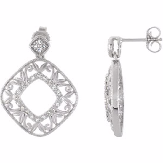 69491:100:P Diamond Earrings