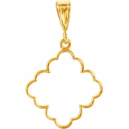 85271:1004:P 14kt Yellow Metal Fashion Pendant