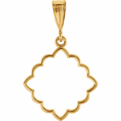 85264:104:P 14kt Yellow Metal Fashion Pendant