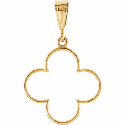 85294:101:P 14kt Yellow Decorative Pendant