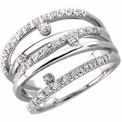 67092:60002:P 14kt White 1/3 CTW Diamond Right Hand Ring