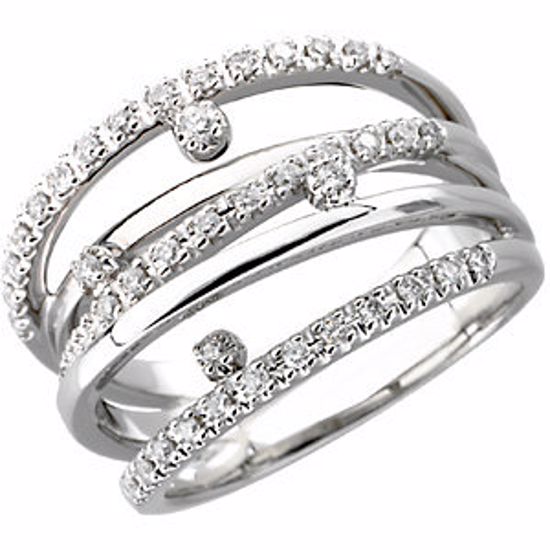 67092:60002:P 14kt White 1/3 CTW Diamond Right Hand Ring