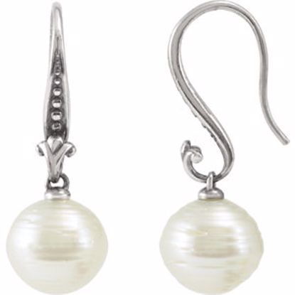 82870:330125:P South Sea Cultured Pearl Earrings or Semi-mount