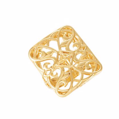 51134:101:P Vintage-Style Filigree Ring