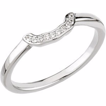 67713:110:P 14kt White .05 CTW Diamond Halo-Styled Engagement Ring or Matching Band