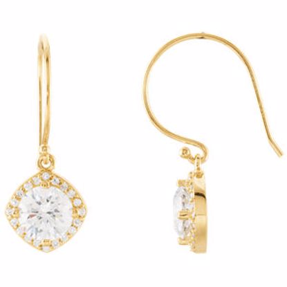 69709:111:P 14kt Yellow 2 1/5 CTW Diamond Earrings