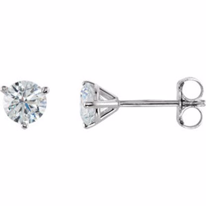 66233:60016:P 14kt White 3/4 CTW Diamond Stud Earrings