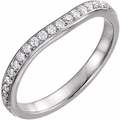 121911:106:P 14kt White 3/8 CTW Diamond Eternity Band 