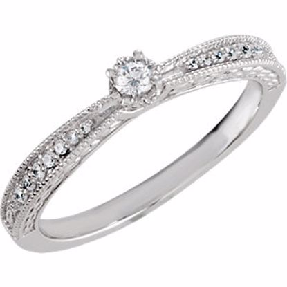 69874:106:P Sterling Silver Cubic Zirconia Ring Size 6