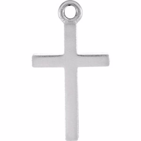 R45321:1003:P Sterling Silver Cross Charm